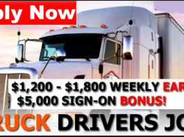 Truck Driver Jobs in USA